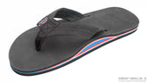 The Americana - Men's Single layer Premier Leather Red White & Blue Mid Sole
