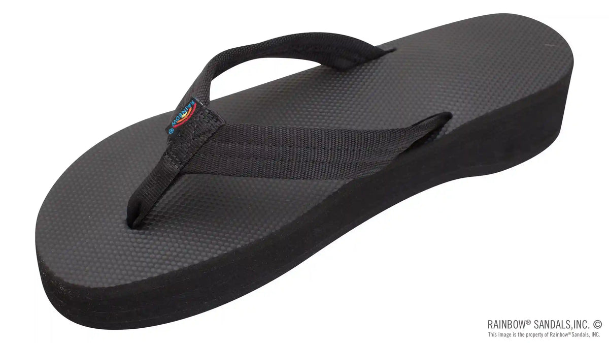 Four Layer Wedge Soft Rubber Top with EVA Filled 3/4" Nylon Strap