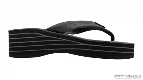Six Layer Wedge Leather 1" Leather Strap