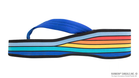 Six Layer Wedge Soft Rubber Top with EVA Filled 1" Nylon Strap