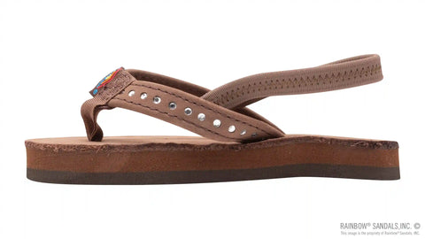 Kids Crystal Premier Leather 1/2" Narrow Strap