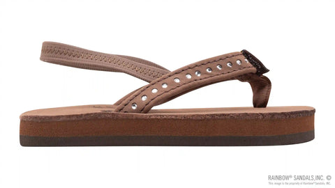 Kids Crystal Premier Leather 1/2" Narrow Strap