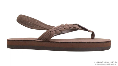 Kids Flirty Braidy- Premier Leather Braided 1/2" Strap