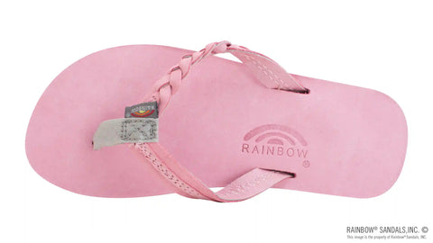 Kids Flirty Braidy- Premier Leather Braided 1/2" Strap