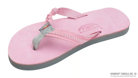 Kids Flirty Braidy- Premier Leather Braided 1/2" Strap