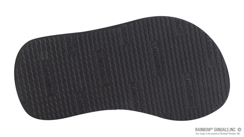 The Grombow - Soft  Rubber Top Sole  with 1" Strap and Pin line