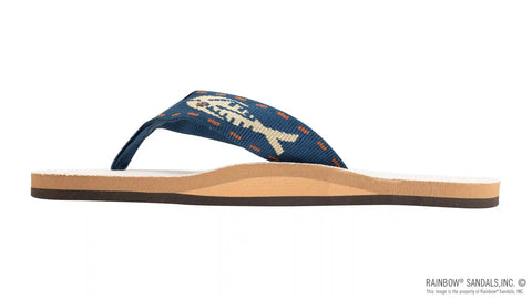 Single Layer Hemp with a Nylon Fish Pattern Strap