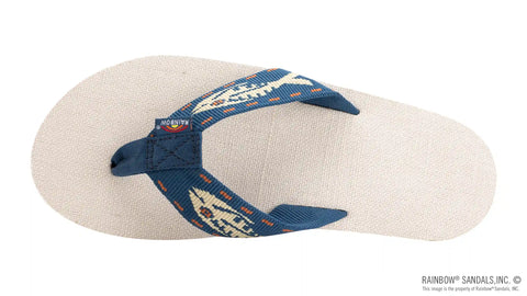 Single Layer Hemp with a Nylon Fish Pattern Strap