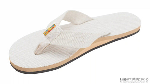Single Layer Hemp  with Arch  Support and 1" Strap