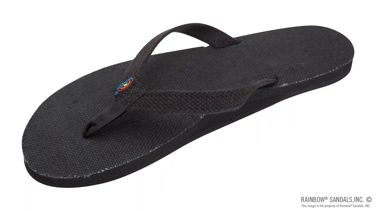 Single Layer Hemp with Arch Support and 1/2" Narrow Strap