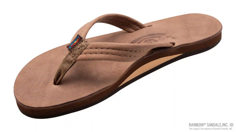 Luxury Leather - Single Layer Arch Support with a  3/4" Medium Strap