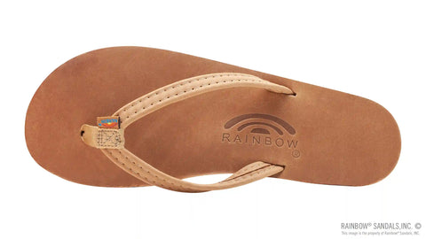 Luxury Leather  - Single Layer Arch Support with a 1/2"  Narrow Strap