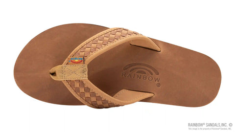 Luxury Leather Collection - The Bentley – Single Layer Arch Hand Woven Strap -