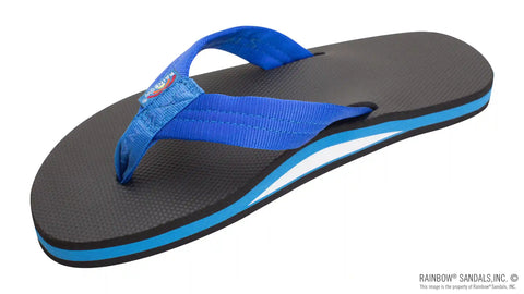 Classic Rubber - Single Layer Soft Top 1" Nylon Strap
