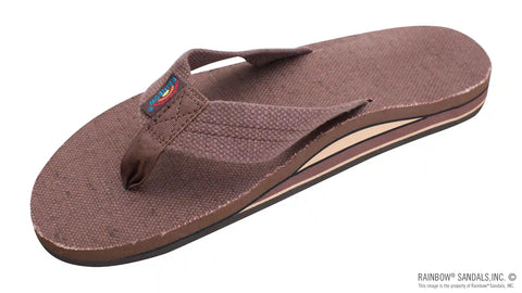 Double Layer Hemp with Arch Support and 1" Strap