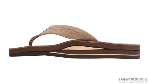 Double Layer  Arch Support Premier Leather with a 1" Strap
