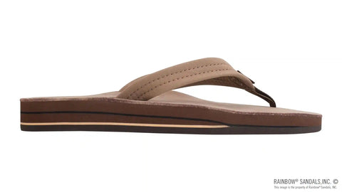 Double Layer Arch Support Premier Leather 3/4'” Medium Strap