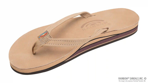 Double Layer Arch Support Premier Leather with a 1/2" Narrow Strap