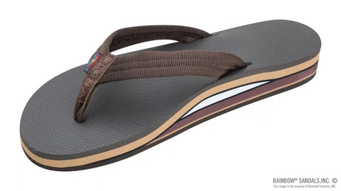Classic Rubber - Double Layer Soft Top 1" Nylon Strap
