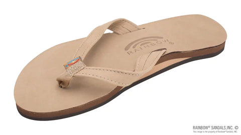 The Catalina - Single Layer Arch Support Premier Leather Tapered Strap