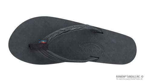 The Madison – Single Layer Arch Support with a  Braid on a 1/2" Narrow Rolled Strap