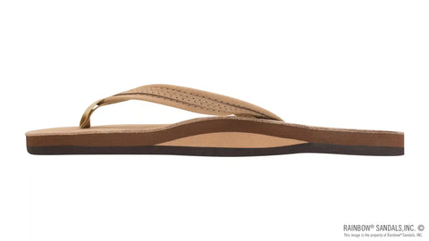 The Madison – Single Layer Arch Support with a  Braid on a 1/2" Narrow Rolled Strap