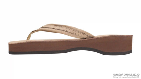 Madison Four Layer Wedge with a 3/4" Medium Braided Strap