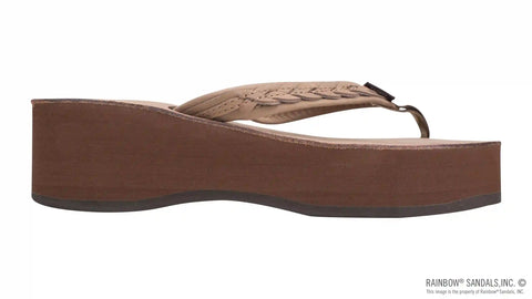 Madison Six Layer Wedge with a 3/4" Medium Braided Strap