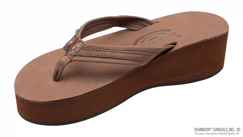 Madison Six Layer Wedge with a 3/4" Medium Braided Strap