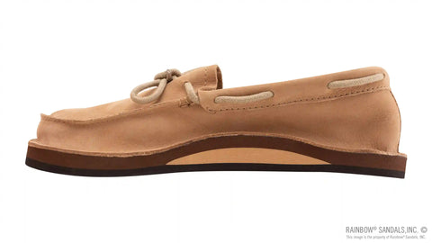 Women's Single Layer Milled Leather Mocca Loaf