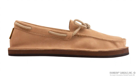 Women's Single Layer Milled Leather Mocca Loaf