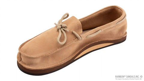 Women's Single Layer Milled Leather Mocca Loaf