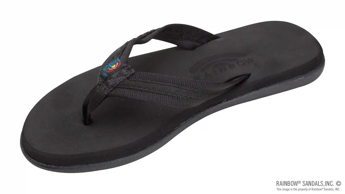 The Paisley – Ladies Soft Top Rubber with a 3/4" Nylon Flirty Braidy Strap