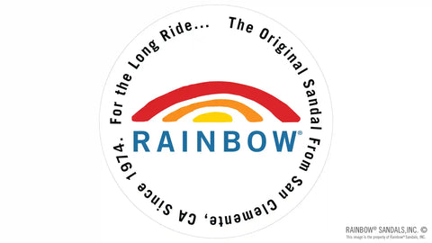 Rainbow Logo Sticker 4" Circle