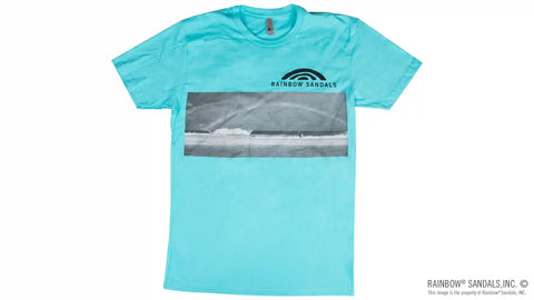 Men's T-Shirt Rainbow over the Pipeline Wave