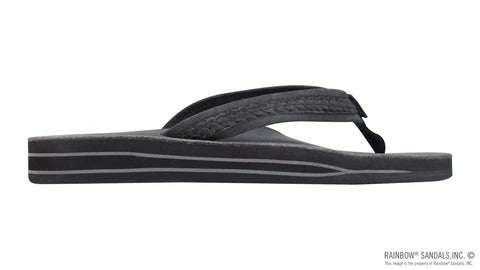 The Willow – Double Layer Arch Support Premier Leather with Inset Double Braided 3/4” Medium Strap
